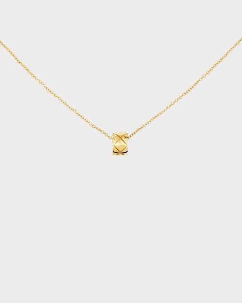 CHANEL J12306 Coco Crush Necklace Quilted Motif & 18K(Small/3 Colors) - LONDONKELLY 英國名牌代購
