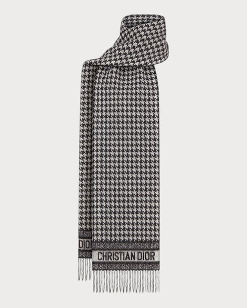 CHRISTIAN DIOR 30 Montaigne Scarf | 迪奧 頸巾 (黑白色) - LONDONKELLY 英國名牌代購