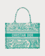 CHRISTIAN DIOR Medium Dior Book Tote Toile de Jouy Mykonos Embroidery | 迪奥 手提袋 (中码/多色) - LondonKelly 英国名牌代购