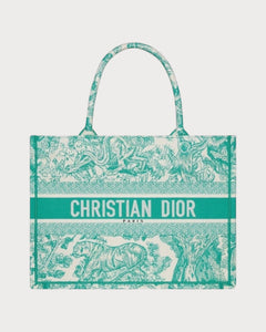 CHRISTIAN DIOR Medium Dior Book Tote Toile de Jouy Mykonos Embroidery | 迪奥 手提袋 (中码/多色) - LondonKelly 英国名牌代购