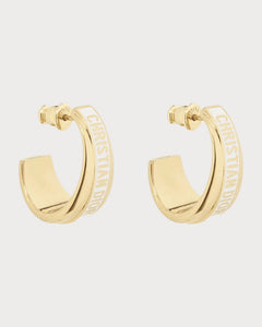 CHRISTIAN DIOR Dior Code Earrings Gold - Finish Metal | 迪奧 耳環 (多色) - LONDONKELLY 英國名牌代購