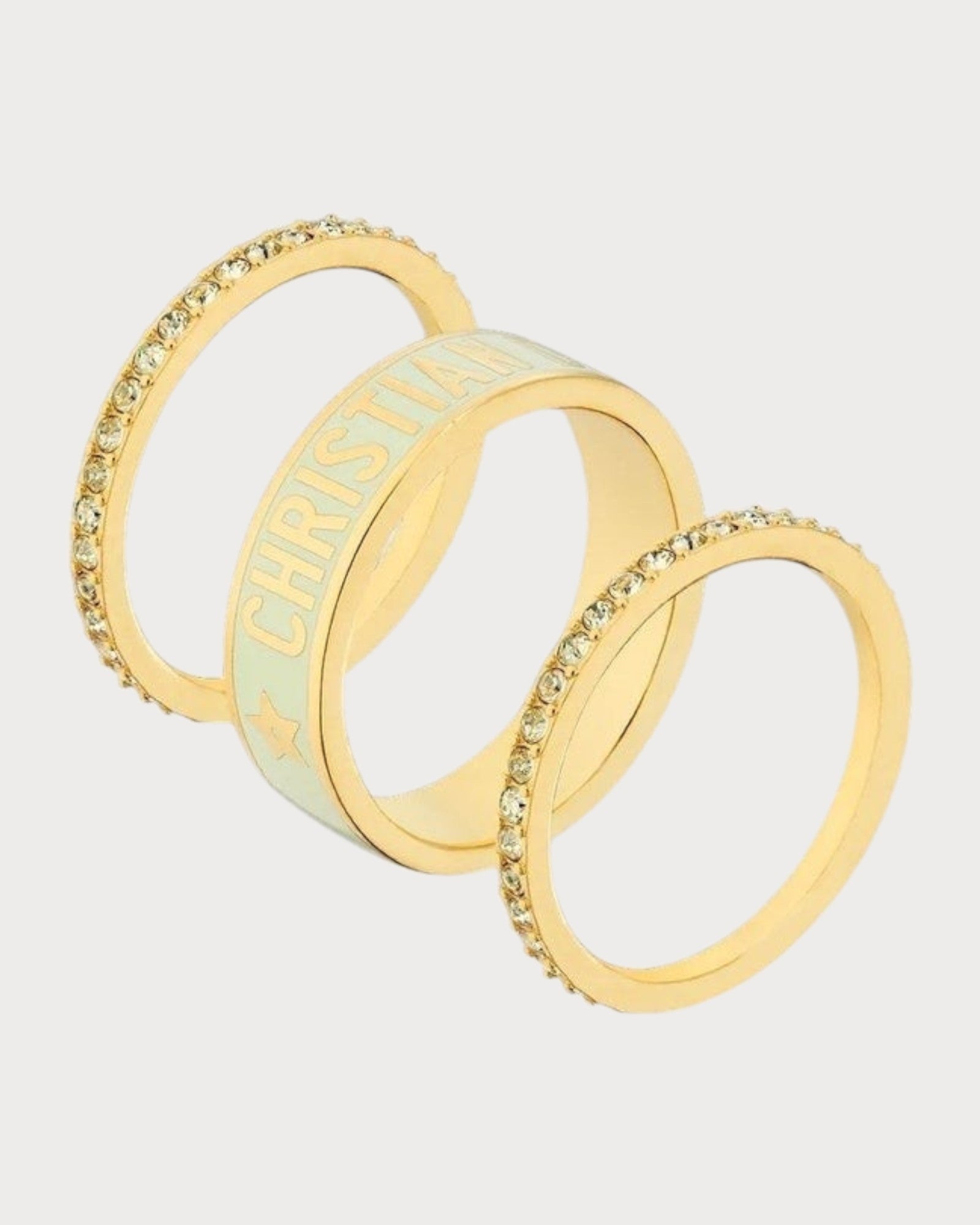 迪奧DIOR Code 戒指Set Gold-Finish Metal (3色) | LONDONKELLY 
