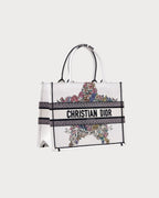CHRISTIAN DIOR Dior Lucky Medium Dior Book Tote | 迪奧 手提袋 (中碼/白色) - LondonKelly 英國名牌代購