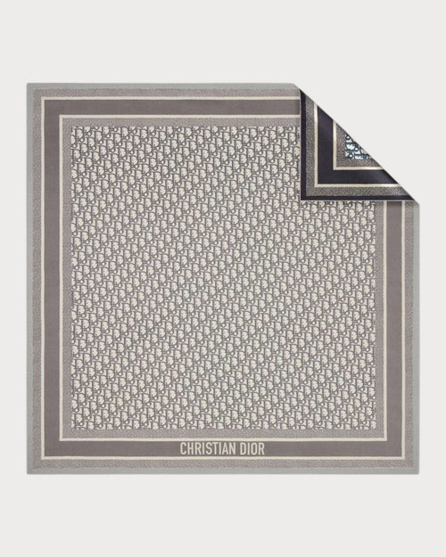 CHRISTIAN DIOR Dior Oblique Diortwin 90 Square Scarf | 迪奥 双面丝巾 (多色) - LONDONKELLY 英国名牌代购