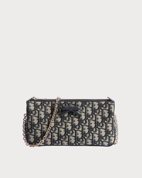 CHRISTIAN DIOR Dior Promenade Pouch with Chain | 迪奧 手袋 (藍色) - LONDONKELLY 英國名牌代購