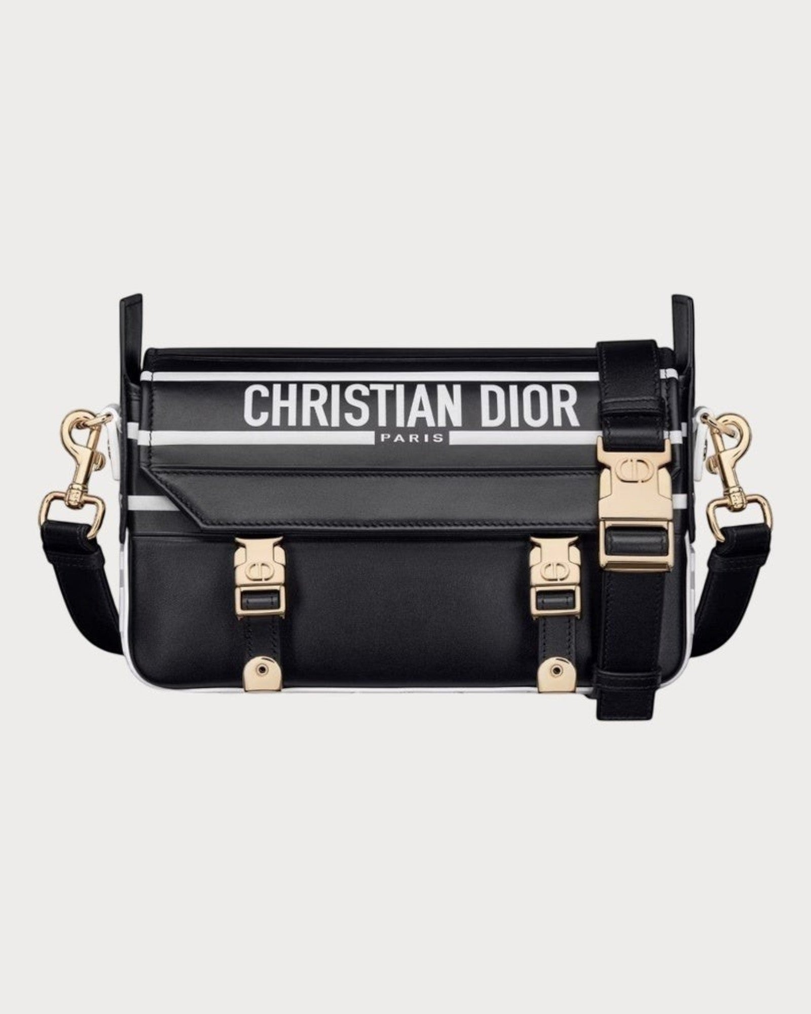 CHRISTIAN DIOR Diorcamp Bag Cowhide Leather(Small/Black