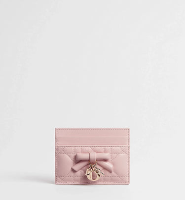 CHRISTIAN DIOR Lady Dior Freesia Card Holder | 迪奧 蝴蝶結卡套 (多色) - LondonKelly 英國名牌代購