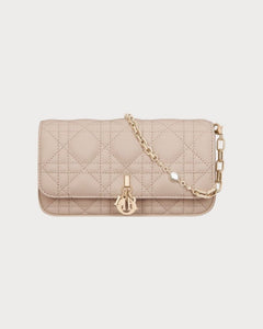 CHRISTIAN DIOR Lady Dior Phone Pouch Lambskin(3 Colors) - LONDONKELLY 英国名牌代购