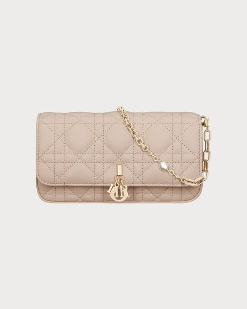 CHRISTIAN DIOR Lady Dior Phone Pouch Lambskin(3 Colors) - LONDONKELLY 英国名牌代购