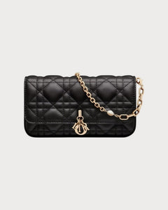 CHRISTIAN DIOR Lady Dior Phone Pouch Lambskin(3 Colors) - LONDONKELLY 英国名牌代购