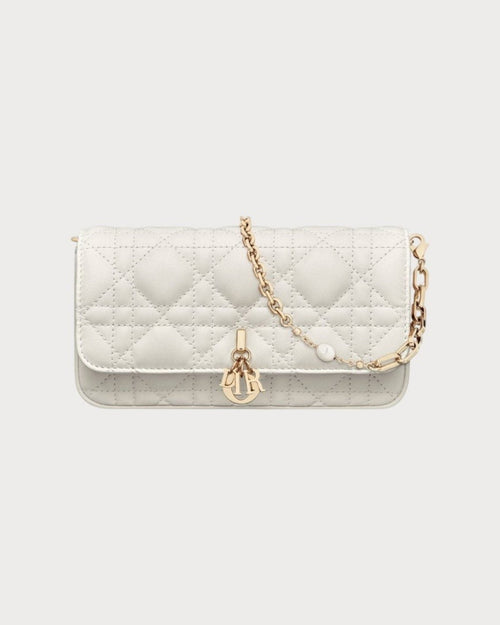CHRISTIAN DIOR Lady Dior Phone Pouch Lambskin(3 Colors) - LONDONKELLY 英国名牌代购