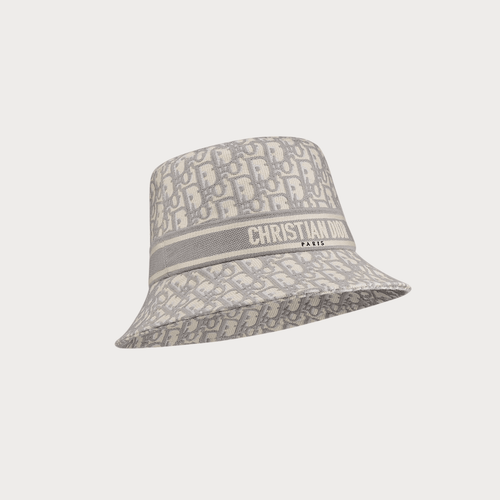 CHRISTIAN DIOR Oblique Small Brim Bucket Hat(Grey) - LONDONKELLY 英國名牌代購