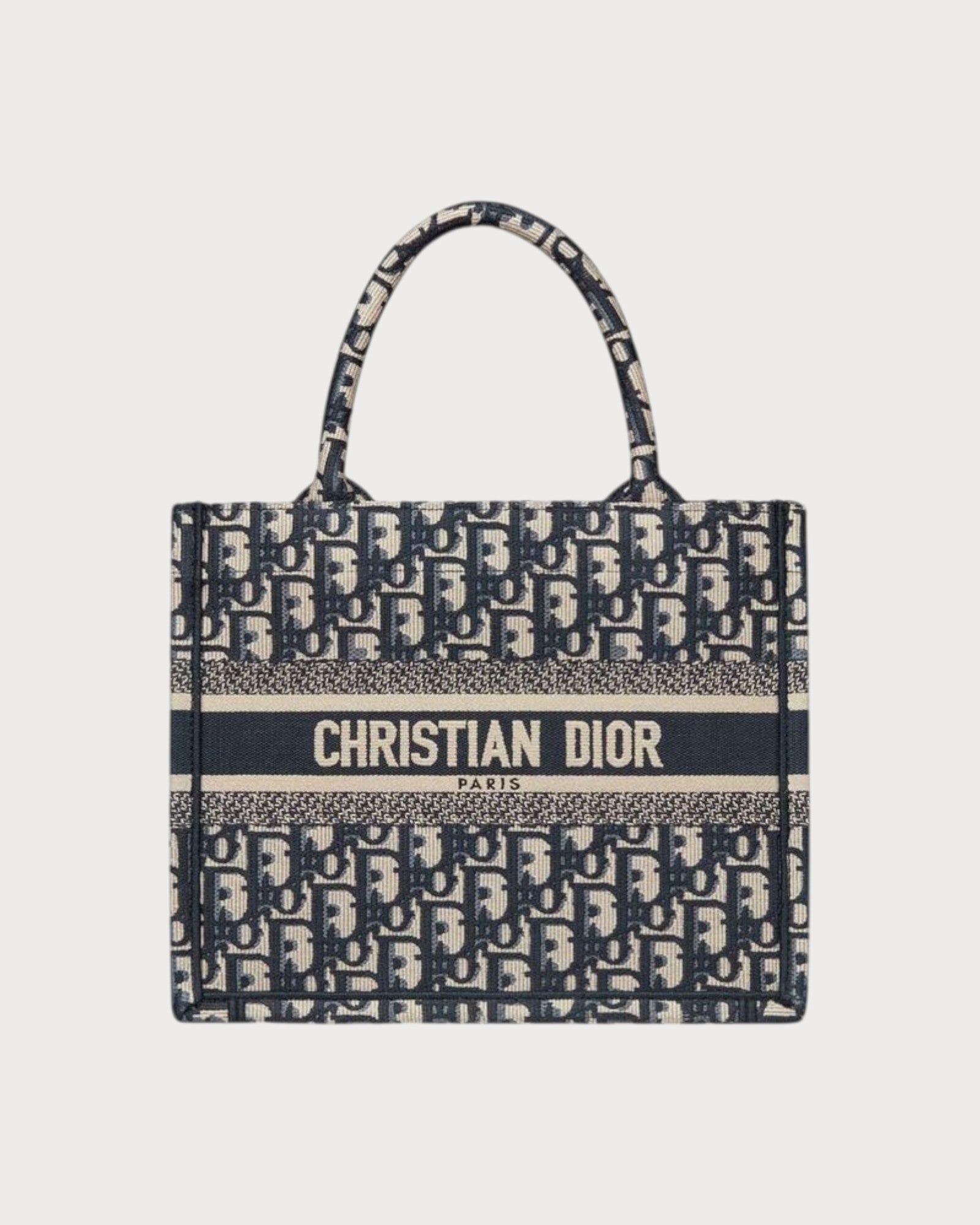 CHRISTIAN DIOR Book Tote Oblique Jacquard(Small/Multicolor
