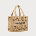 CHRISTIAN DIOR Small Dior Book Tote Raffia(Natural) - LONDONKELLY 英國名牌代購