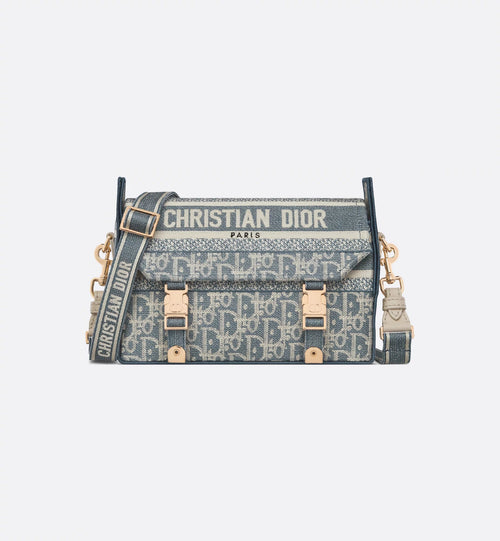 CHRISTIAN DIOR Small Diorcamp Bag | 迪奧 Camp郵差袋 (小碼/藍色老花) - LondonKelly 英國名牌代購