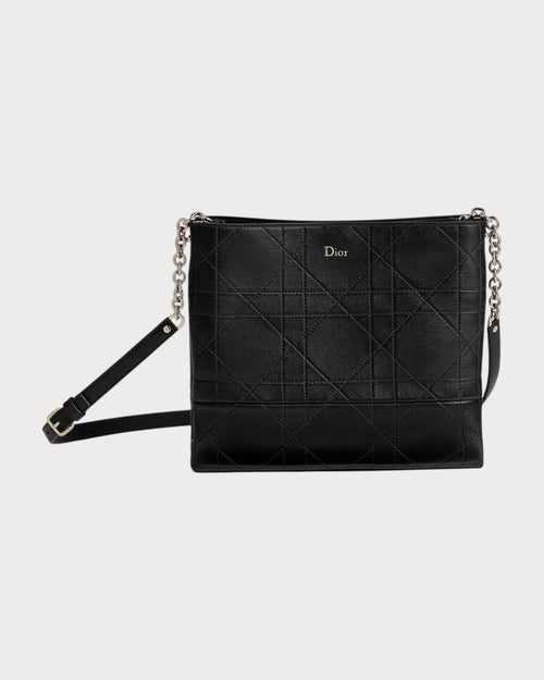 CHRISTIAN DIOR Trianon Bag with Chain Lambskin(Black) - LONDONKELLY 英国名牌代购