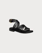 CHRISTIAN DIOR Women's D - Avenue Sandal | 迪奥 凉鞋 (黑色) - LondonKelly 英国名牌代购