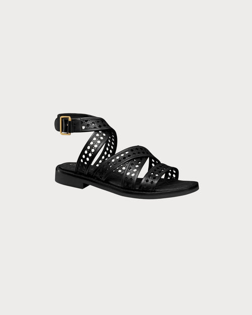 CHRISTIAN DIOR Women's D - Avenue Sandal | 迪奥 凉鞋 (黑色) - LondonKelly 英国名牌代购