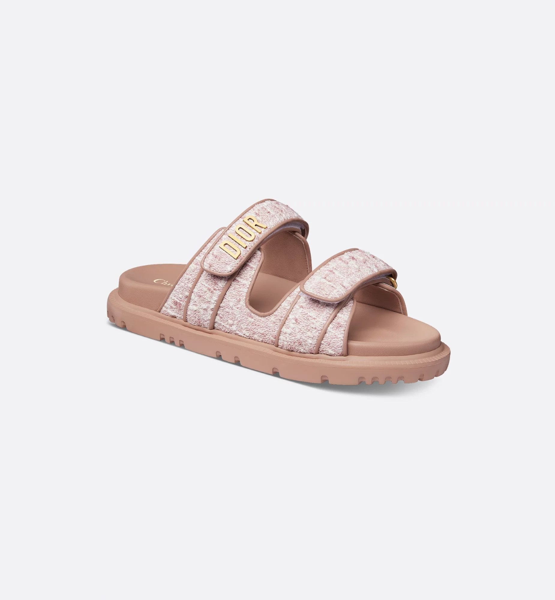 CHRISTIAN DIOR Women's Dioract Sandal | Dior Sandals (Pink CHRISTIAN DIOR Women's Dioract Sandal | Dior Sandals (Pink
