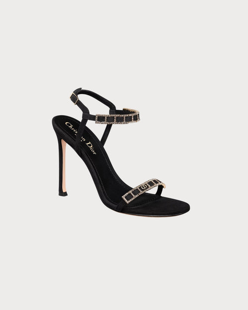 CHRISTIAN DIOR Women's Diorissime Heeled Sandal | 迪奧 高跟涼鞋 (黑色) - LondonKelly 英國名牌代購