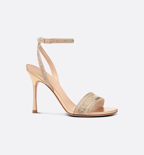 CHRISTIAN DIOR Women's Dway Heeled Sandal | 迪奧 高跟涼鞋 (金色) - LondonKelly 英國名牌代購