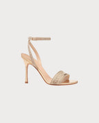 CHRISTIAN DIOR Women's Dway Heeled Sandal | 迪奥 高跟凉鞋 (金色) - LondonKelly 英国名牌代购