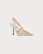 CHRISTIAN DIOR Women's J'Adior Slingback Pump | 迪奥 高跟鞋 (金色) - LondonKelly 英国名牌代购