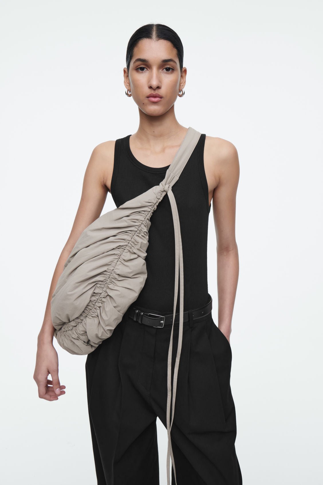COS Canopy Oversized Crossbody Bag Nylon | Nylon Handbag