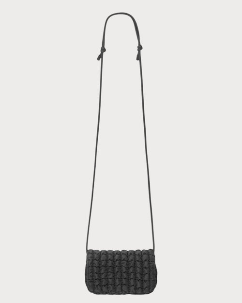 COS Quilted Crossbody Messenger Bag Recycled Polyester(Black) - LONDONKELLY 英國名牌代購