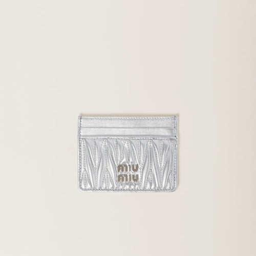 MIU MIU Matelasse Nappa Leather Card Holder | 繆繆 卡套 (多色)
