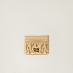 MIU MIU Matelasse Nappa Leather Card Holder | 繆繆 卡套 (多色)