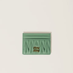 MIU MIU Matelasse Nappa Leather Card Holder | 繆繆 卡套 (多色)