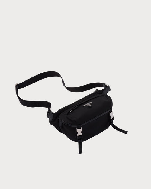PRADA Men's Re-Nylon and Saffiano Shoulder Bag Black | 普拉達 男仕手袋 (黑色)
