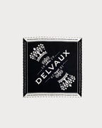DELVAUX Scarf Royal Logo | 德爾沃 絲巾 (黑色) - LondonKelly 英國名牌代購