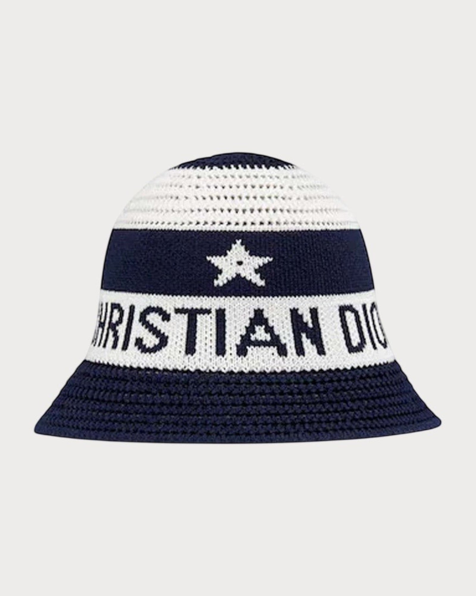 CHRISTIAN DIOR D-Tulipe Mesh Cloche Cotton(White) | LONDONKELLY