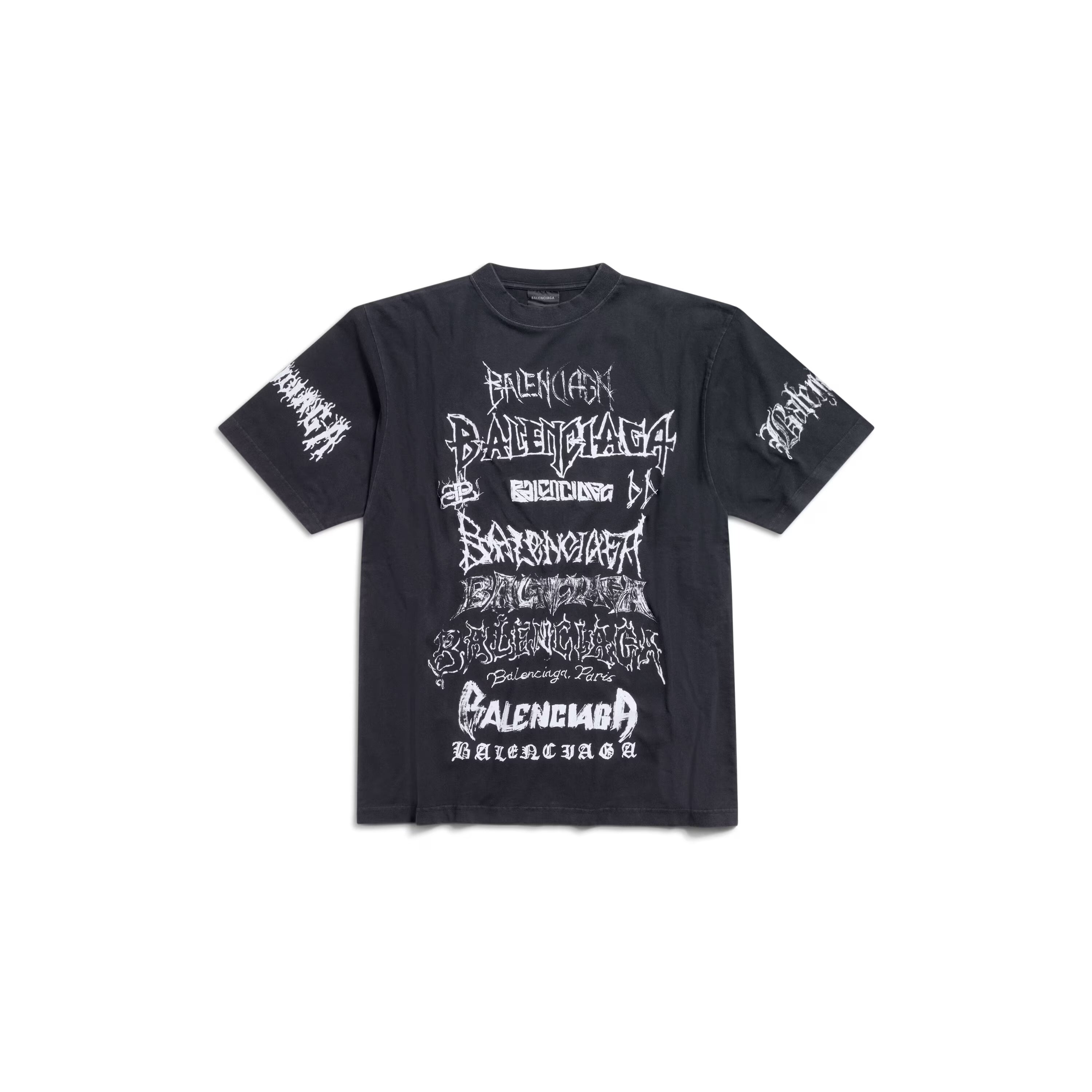 BALENCIAGA メタル ロンT BALENCIAGA】メタル オーバーサイズ ロングスリーブ Tシャツ