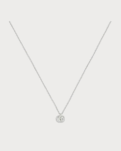 GUCCI GG Marmont Pendant Necklace | 古馳 GG 頸鏈 (銀色) - LondonKelly 英國名牌代購