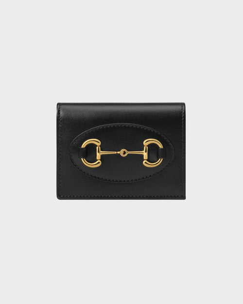 GUCCI Horsebit 1955 Card Case Wallet | 古馳 銀包 (黑色) - LondonKelly 英國名牌代購