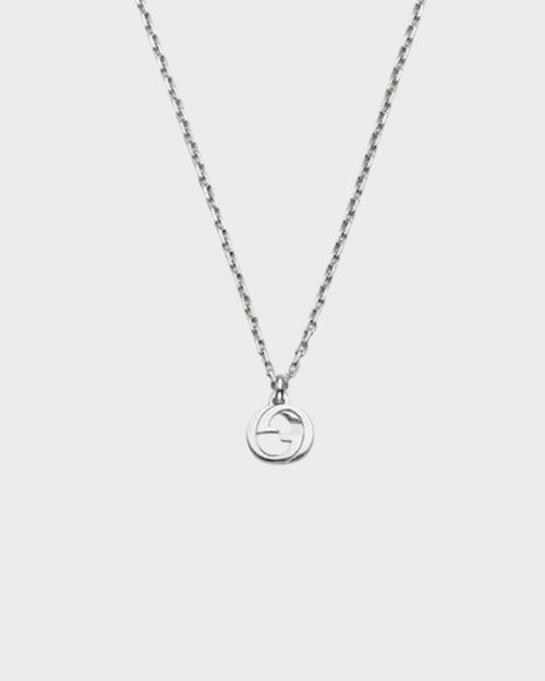 GUCCI Interlocking Chain Necklace | 古驰 颈链 (银色) - LONDONKELLY 英国名牌代购