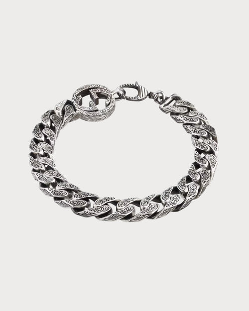 GUCCI Interlocking Thick Chain Bracelet | 古馳 手鏈 (銀色) - LondonKelly 英國名牌代購