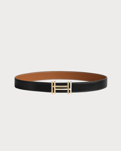 HERMES Men's H Au Carre Belt Buckle & Reversible Leather Strap | 愛馬仕 男仕雙面皮帶 (32MM/ 多色)