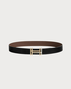 HERMES Men's H Au Carre Belt Buckle & Reversible Leather Strap | 爱马仕男仕双面皮带(32MM/ 多色)