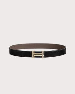 HERMES Men's H Au Carre Belt Buckle & Reversible Leather Strap | 爱马仕男仕双面皮带(32MM/ 多色)
