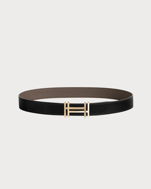 HERMES Men's H Au Carre Belt Buckle & Reversible Leather Strap | 爱马仕男仕双面皮带(32MM/ 多色)