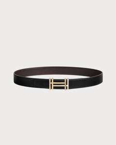 HERMES Men's H Au Carre Belt Buckle & Reversible Leather Strap | 爱马仕男仕双面皮带(32MM/ 多色)
