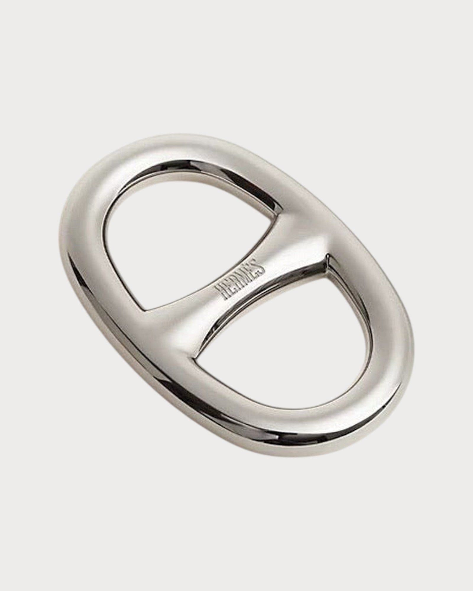 HERMES Chaine d'Ancre Scarf 90 Ring Silk(Silver) | LONDONKELLY