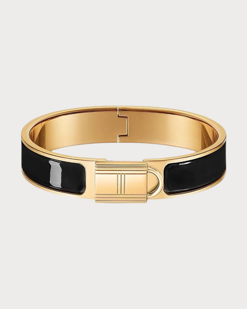 HERMES Clic Cadenas Bracelet | 愛馬仕 手鑄 (Black)