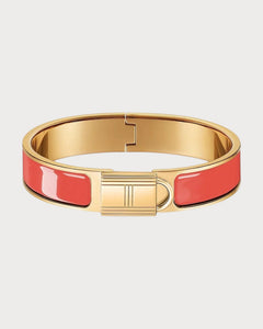 HERMES Clic Cadenas Bracelet | 愛馬仕 手鑄 (Orange)