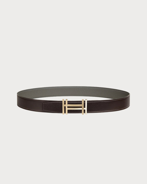 HERMES Men's H Au Carre Belt Buckle & Reversible Leather Strap | 愛馬仕 男仕雙面皮帶 (32MM/ 多色) - LondonKelly 英國名牌代購