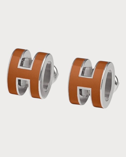 HERMES Silver Mini Pop H Earrings | 愛馬仕 耳環 (迷你/多色) - LONDONKELLY 英國名牌代購